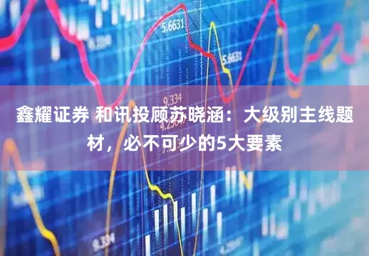 鑫耀证券 和讯投顾苏晓涵：大级别主线题材，必不可少的5大要素
